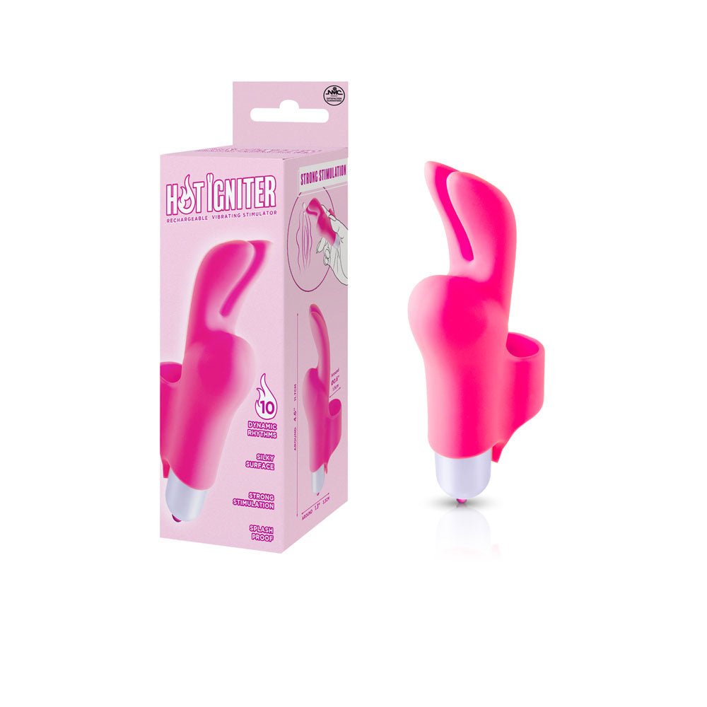Hot Igniter - 12 cm USB Rechargeable Finger Stimulator - Pleasure Den