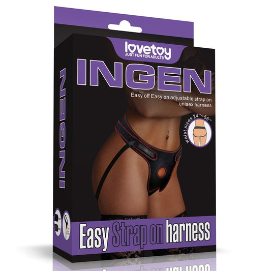 Ingen Easy Strap-On Harness - Adjustable Strap-On Harness (No Probe Included) - Pleasure Den