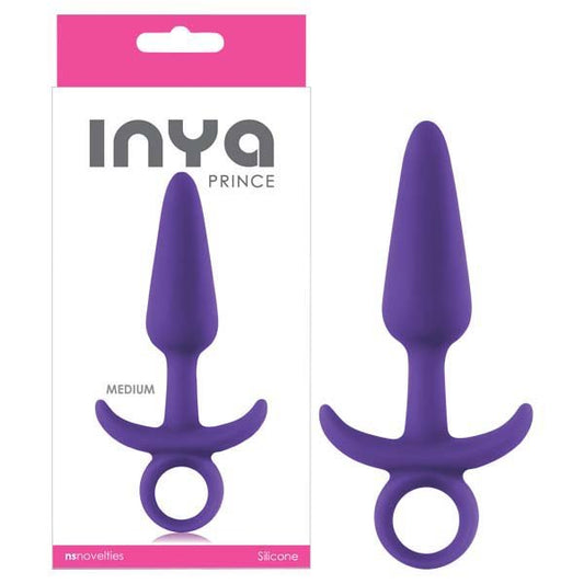 INYA Prince - 13 cm (5.1'') Medium Butt Plug with Ring Pull - Pleasure Den