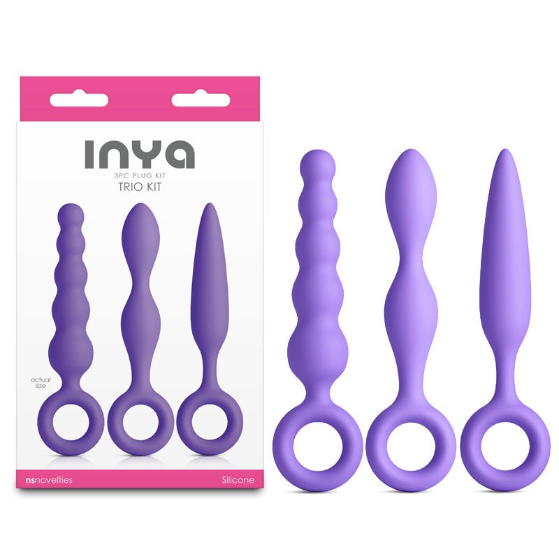 INYA Trio Kit - Anal Plugs - Set of 3 - Pleasure Den