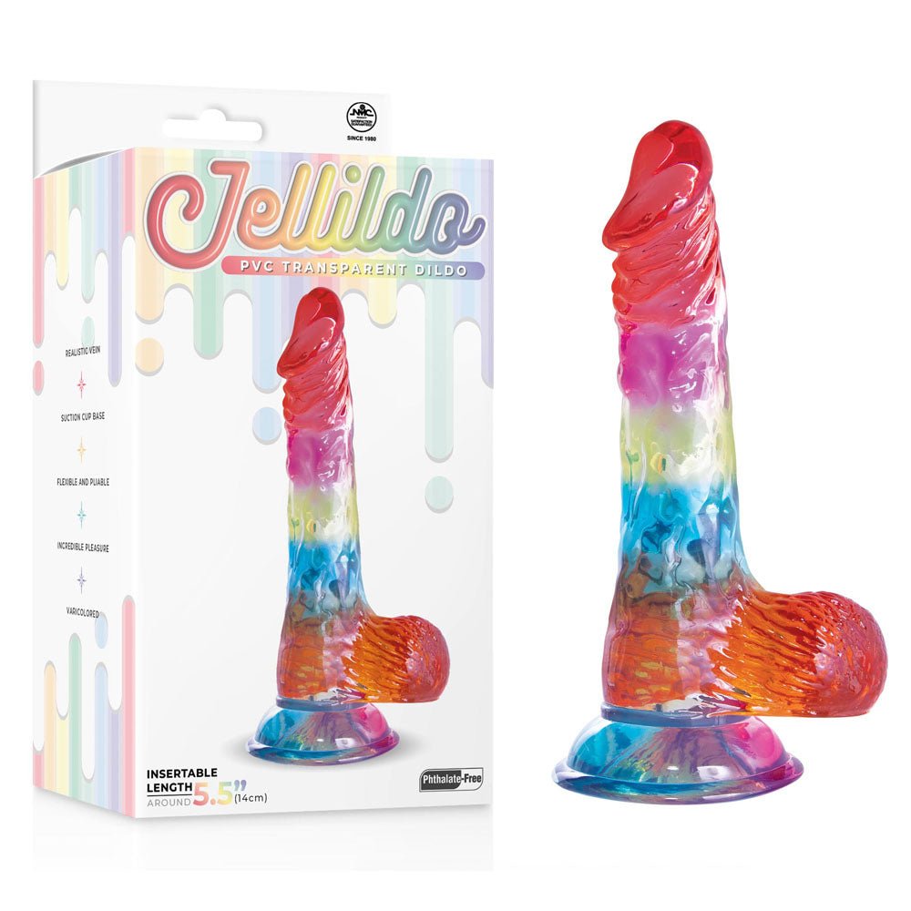 Jellido 14cm Dildo - Clear 14 cm Dildo - Pleasure Den