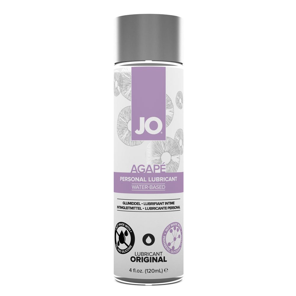 JO Agape Original Lube - 120 mL - Water Based Lubricant for Sensitive Skin - 120 ml Bottle - Pleasure Den