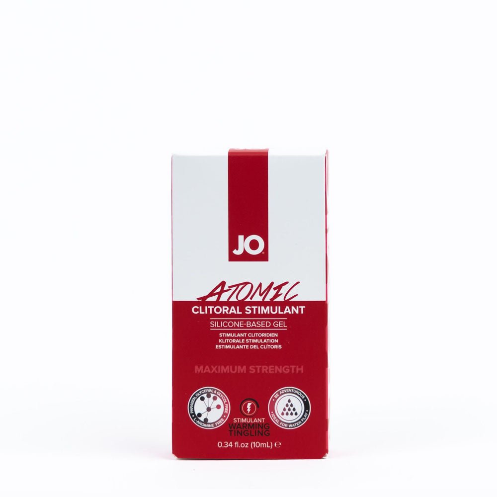 JO Atomic Clitoral Gel - Stimulating Gel for Women - 10 ml Tube - Pleasure Den