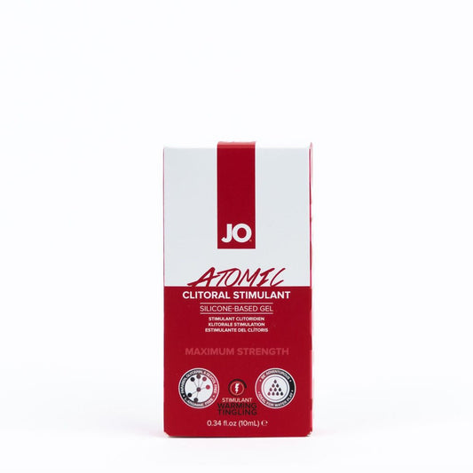 JO Atomic Clitoral Gel - Stimulating Gel for Women - 10 ml Tube - Pleasure Den