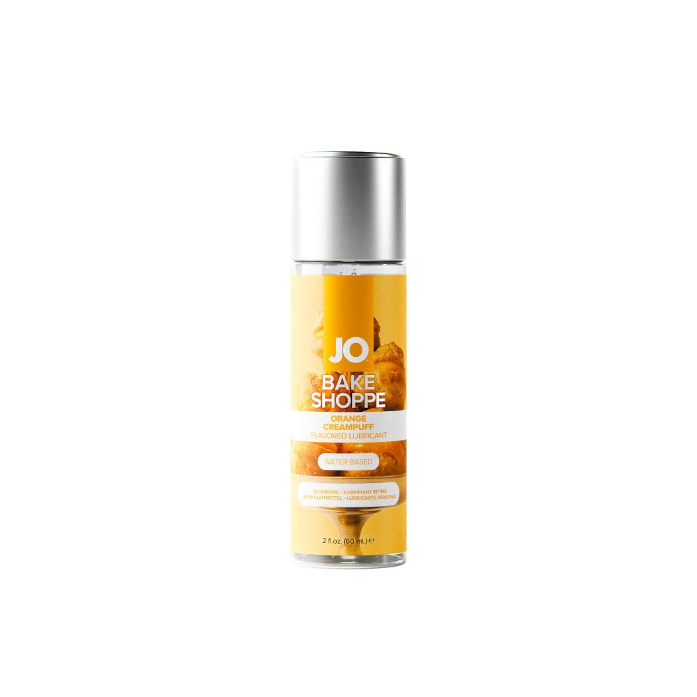 JO Bake Shoppe - Orange Creampuff - Orange Creampuff Flavoured Water Based Lubricant - 60 ml Bottle - Pleasure Den