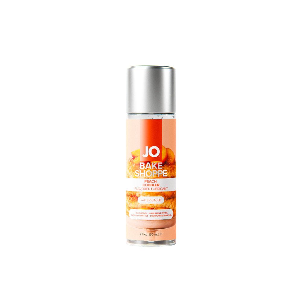 JO Bake Shoppe - Peach Cobbler - Peach Cobbler Flavoured Water Based Lubricant - 60 ml Bottle - Pleasure Den
