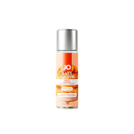 JO Bake Shoppe - Peach Cobbler - Peach Cobbler Flavoured Water Based Lubricant - 60 ml Bottle - Pleasure Den