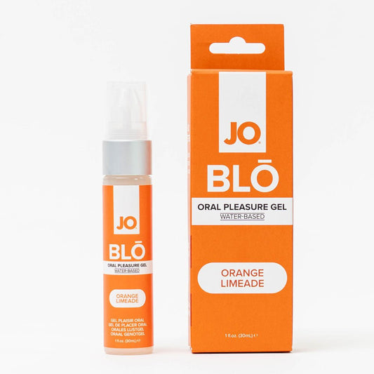 JO Blo Orange Limeade - Orange Limeade Flavoured Oral Pleasure Gel - 30 ml Bottle - Pleasure Den