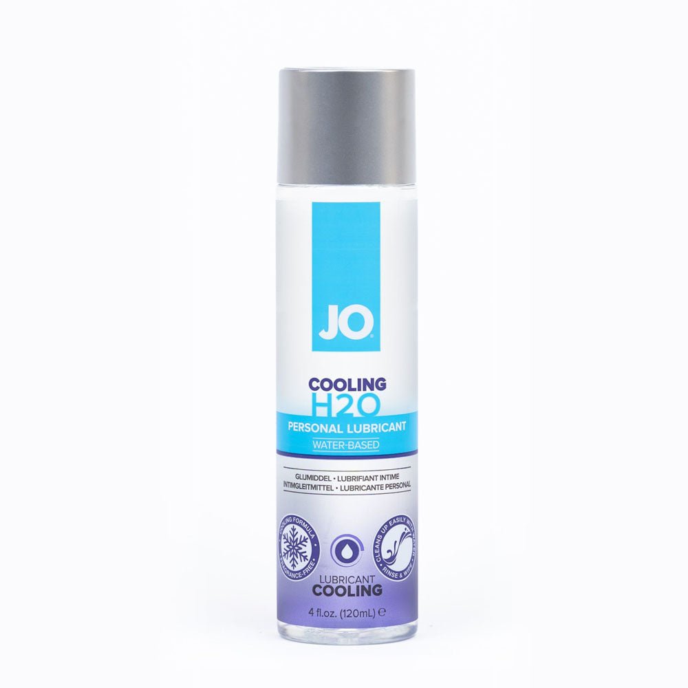 JO H2O Cooling Lube - 120 mL - Water Based Cooling Lubricant - 120 ml Bottle - Pleasure Den