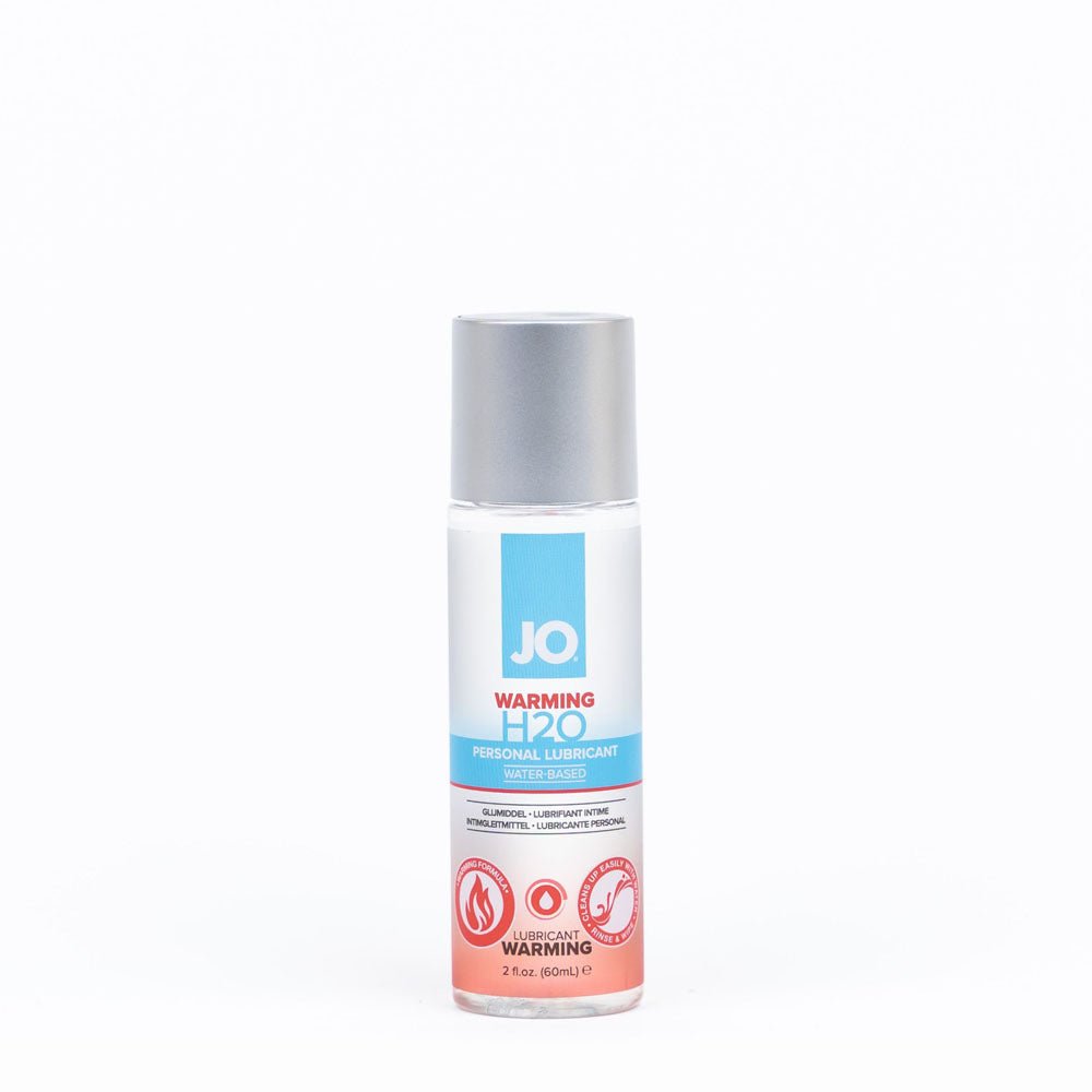 JO H2O Warming Lube - 60 mL - Water Based Warming Lubricant - 60 ml Bottle - Pleasure Den