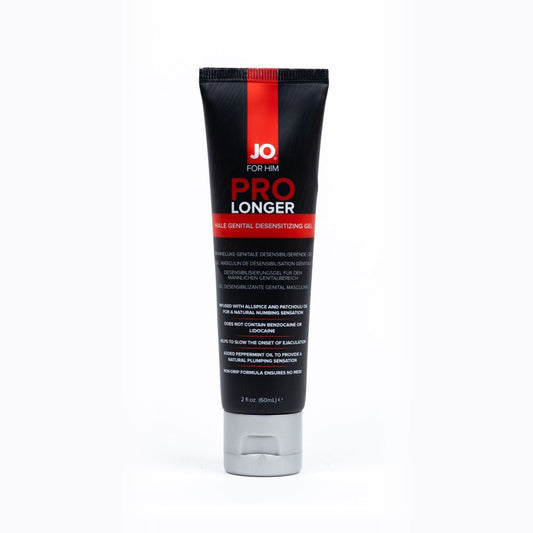 JO Prolonger Gel - 60 mL - Penis Desensitising Gel - 60 ml Tube - Pleasure Den