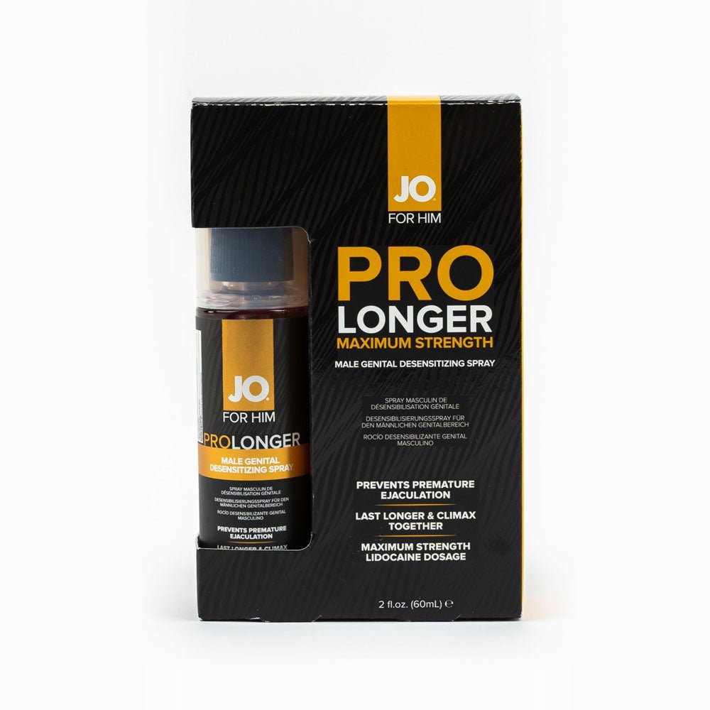 JO Prolonger Spray - 60 mL - Desensitising Spray for Men - 60 ml Spray Bottle - Pleasure Den