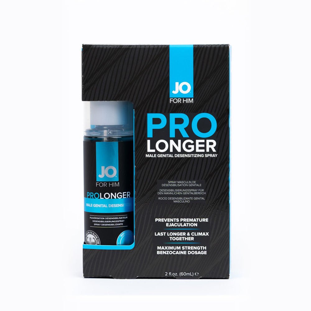 JO Prolonger Spray - 60 mL - Desensitising Spray for Men - 60 ml Spray Bottle - Pleasure Den