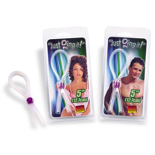 Just Ring It - Clear Cock Lasso Ring - Pleasure Den