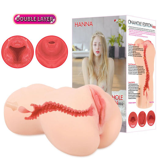 Kokos Hanna Onahole 002 - Dual Layer Vagina Stroker - Pleasure Den