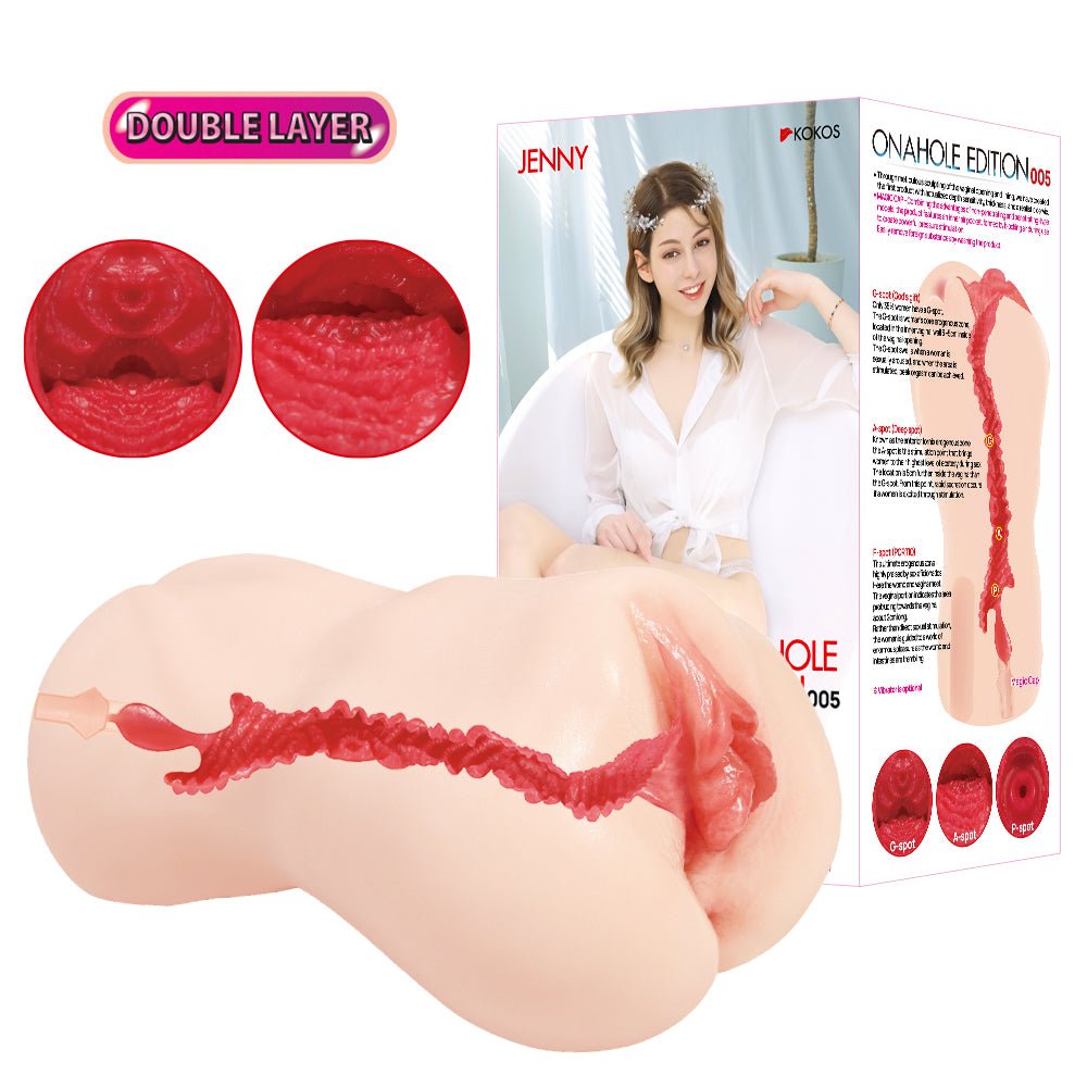 Kokos Jenny Onahole 005 - Dual Layer Vagina Stroker - Pleasure Den