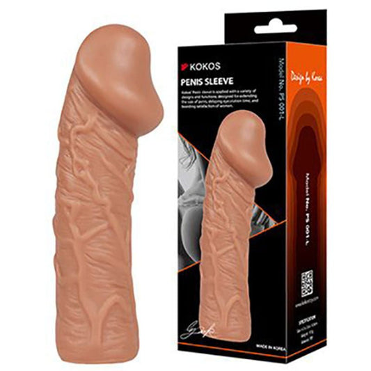 Kokos Penis Sleeve 1 - Large Penis Extension Sleeve - Pleasure Den