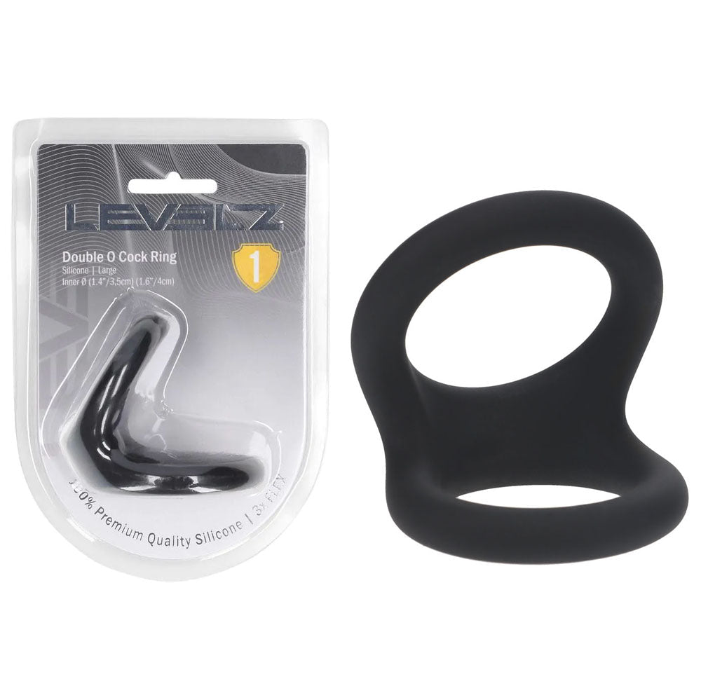 LEVELZ Double O Silicone Cock Ring - L - Cock & Balls Rings - Pleasure Den