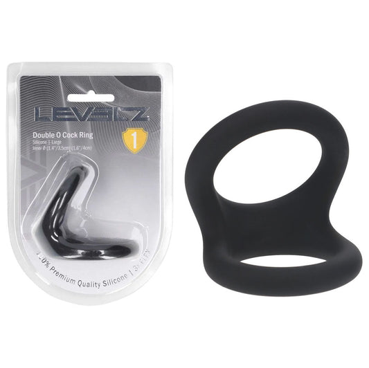 LEVELZ Double O Silicone Cock Ring - L - Cock & Balls Rings - Pleasure Den