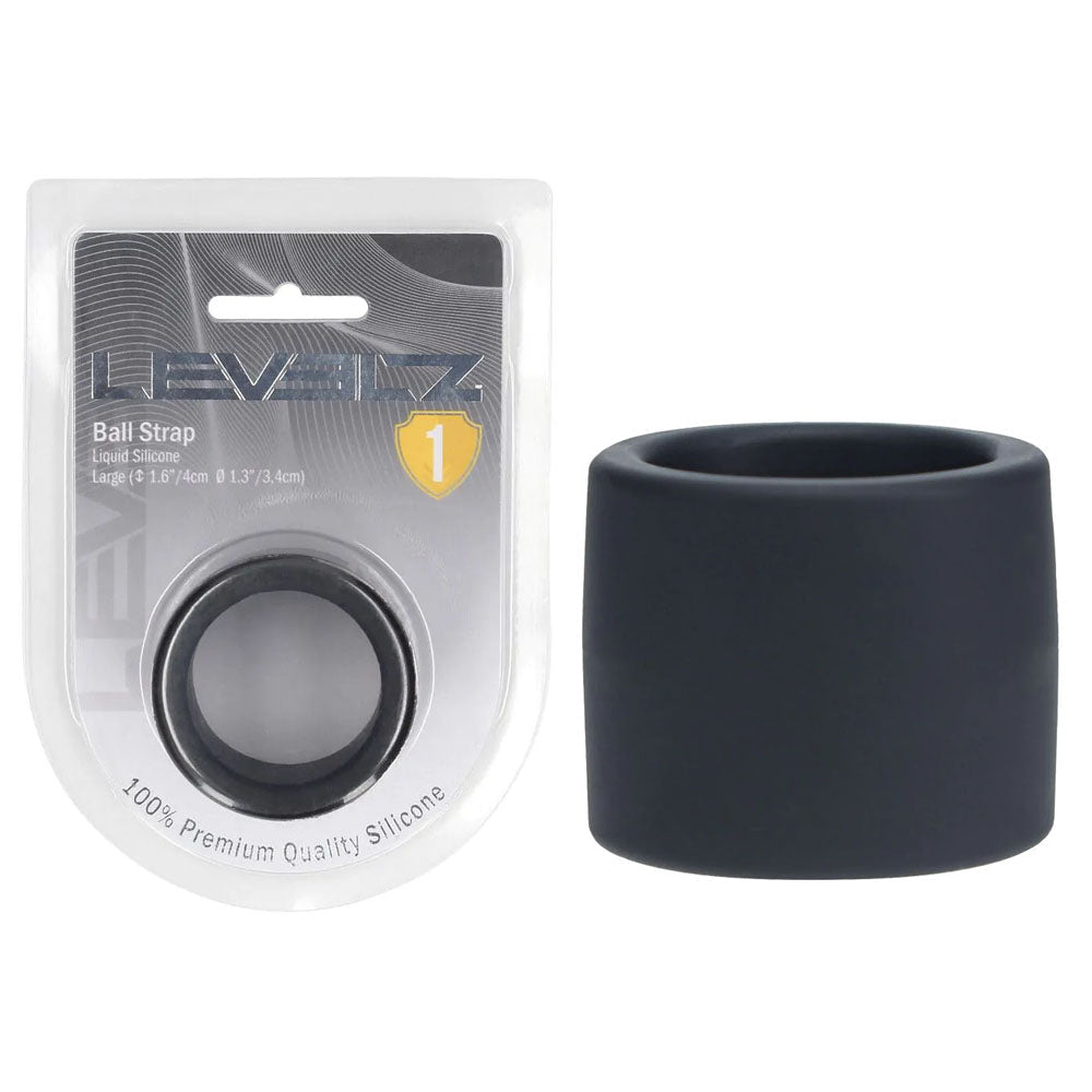 LEVELZ Liquid Silicone Ball Strap - L - Ball Strap - Pleasure Den
