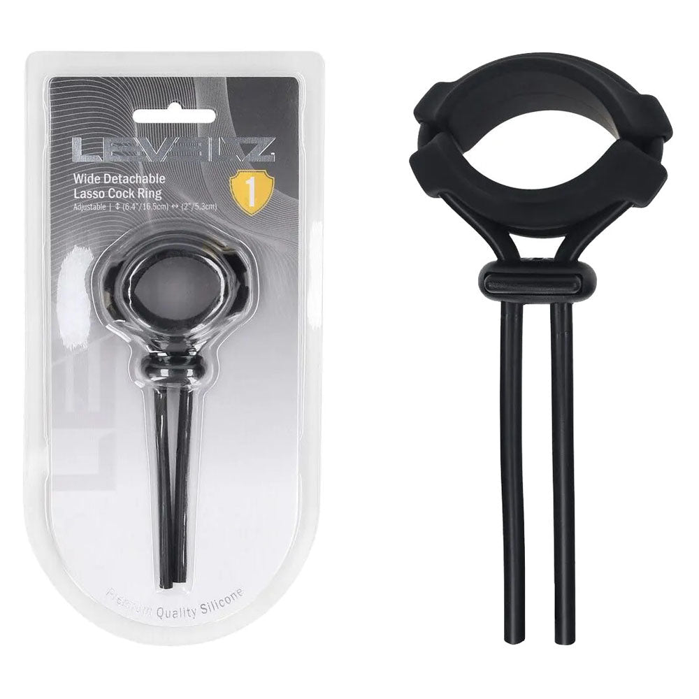 LEVELZ Wide Detachable Lasso Cock Ring - Adjustable Cock Ring - Pleasure Den