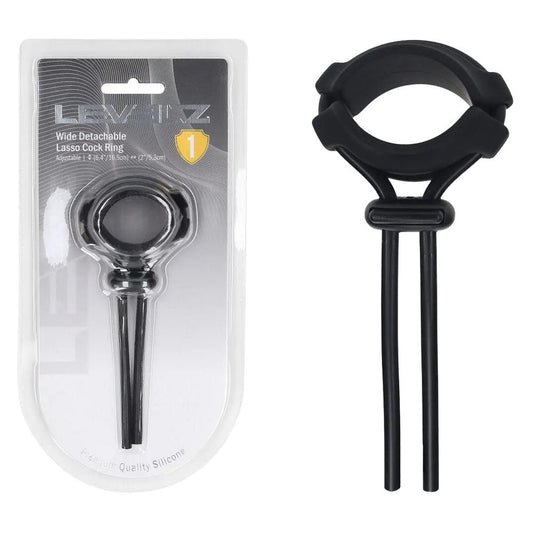 LEVELZ Wide Detachable Lasso Cock Ring - Adjustable Cock Ring - Pleasure Den
