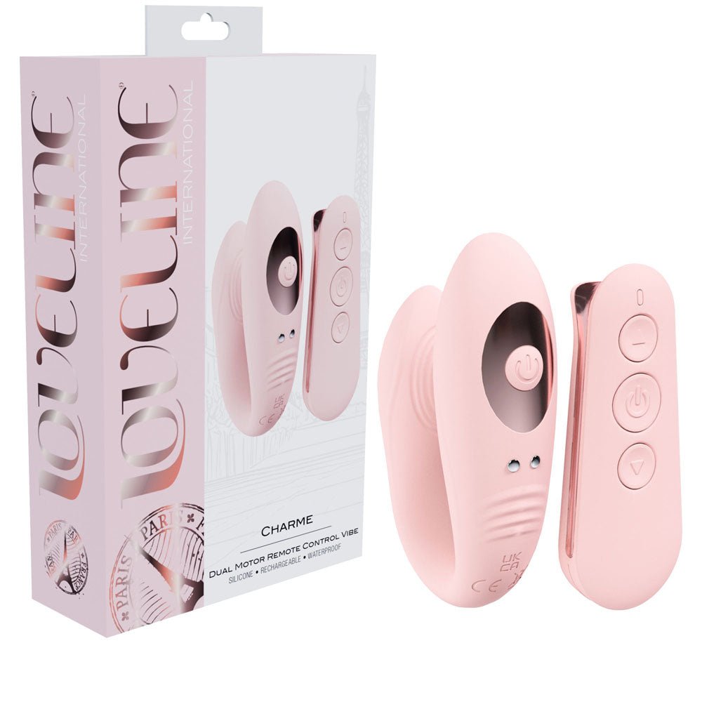 LOVELINE Charme Dual Motor Vibe - USB Rechargeable Dual Motor Vibrator with Wireless Remote - Pleasure Den