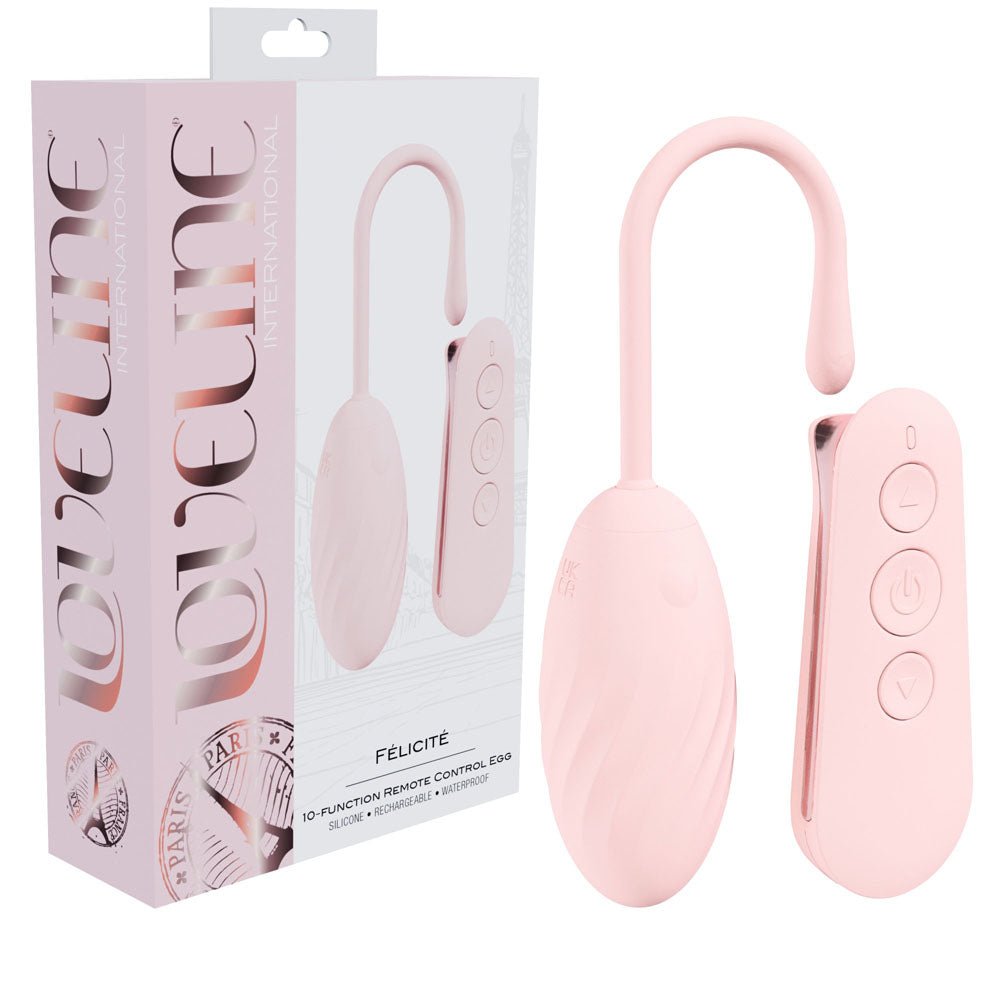 LOVELINE Felicite - USB Rechargeable Vibrating Egg with Wireless Remote - Pleasure Den