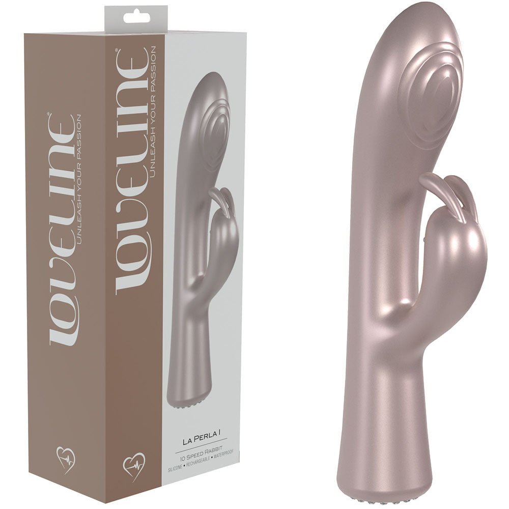 LOVELINE La Perla I - Pearlescent 19.2 cm USB Rechargeable Rabbit Vibrator - Pleasure Den