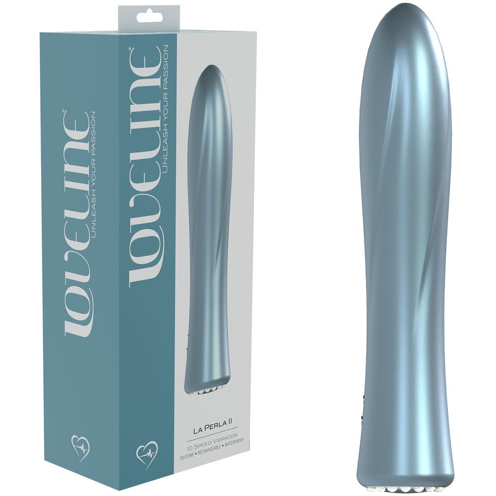 LOVELINE La Perla II - Pearlescent 19.2 cm USB Rechargeable Vibrator - Pleasure Den