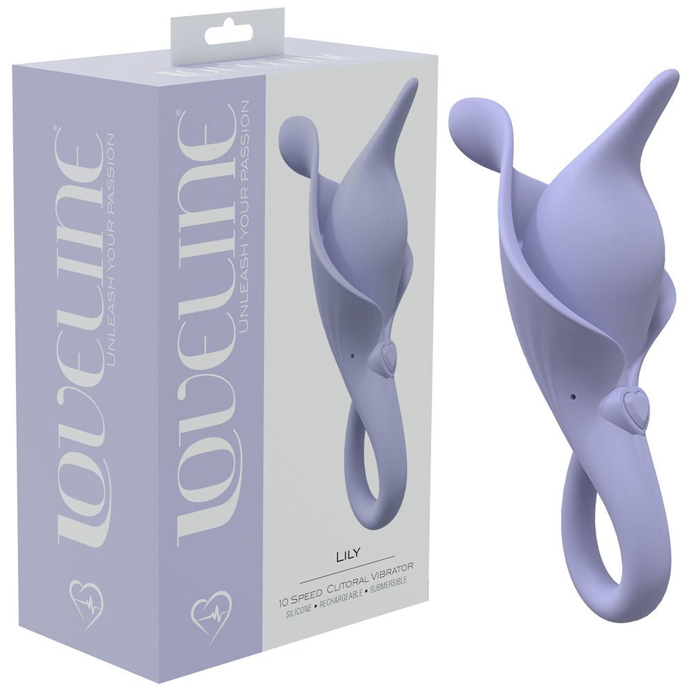 LOVELINE Lily - Lavender - Lavender USB Rechargeable Stimulator - Pleasure Den