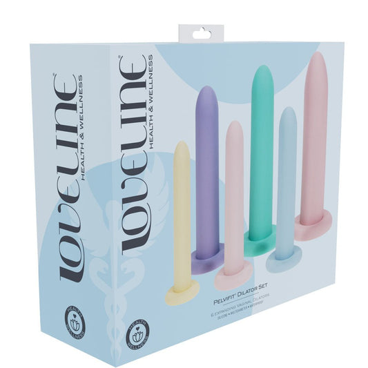 LOVELINE PelviFit Expanding Vaginal Dilator - Vaginal Dilators - Set of 6 Sizes - Pleasure Den