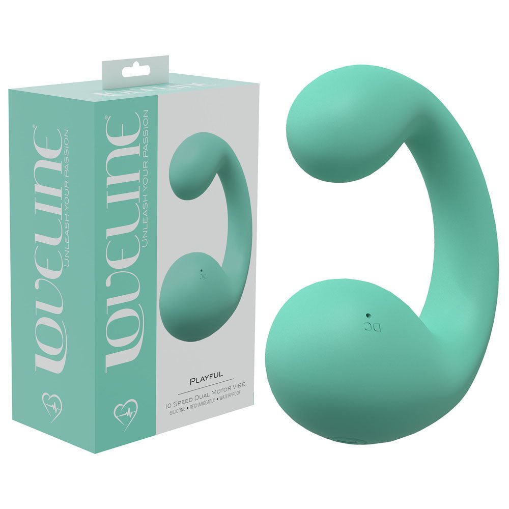 LOVELINE Playful - 8.5 cm Dual Vibrator - Pleasure Den