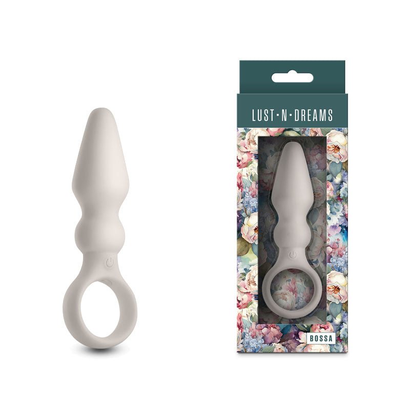 Lust-n-Dreams - Bossa - Fog - 12.5 cm USB Rechargeable Vibrating Butt Plug - Pleasure Den