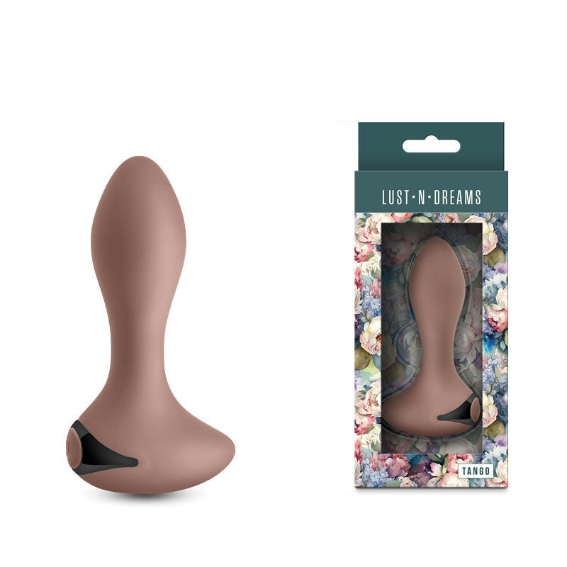 Lust-n-Dreams - Tango - Autumn - Beige 11.5 cm USB Rechargeable Vibrating Butt Plug - Pleasure Den