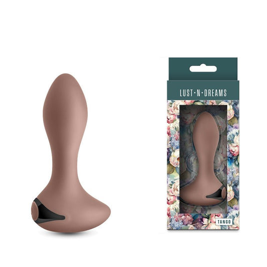 Lust-n-Dreams - Tango - Autumn - Beige 11.5 cm USB Rechargeable Vibrating Butt Plug - Pleasure Den