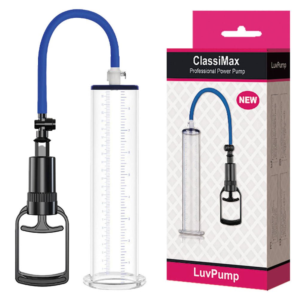 LuvPump ClassiMax XL Professional Power Pump - Extra Large Penis Pump - Pleasure Den