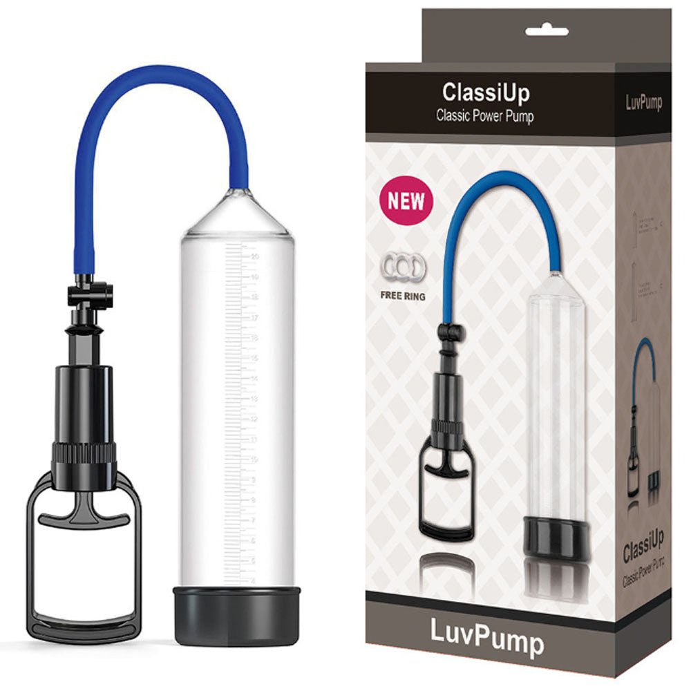 LuvPump ClassiUp Classic Power Pump - Large - Penis Pump - Pleasure Den