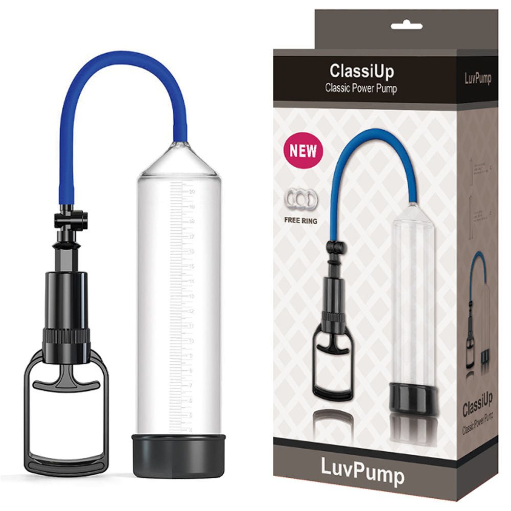 LuvPump ClassiUp Classic Power Pump - Medium - Penis Pump - Pleasure Den