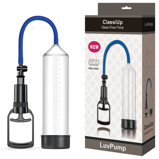 LuvPump ClassiUp Classic Power Pump - Medium - Penis Pump - Pleasure Den