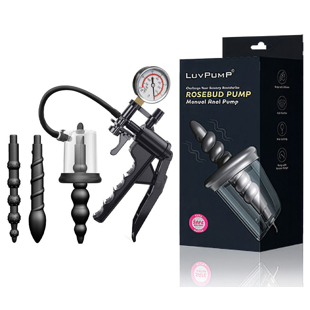 LuvPump Rosebud Pump - Manual Anal Pump - Pleasure Den