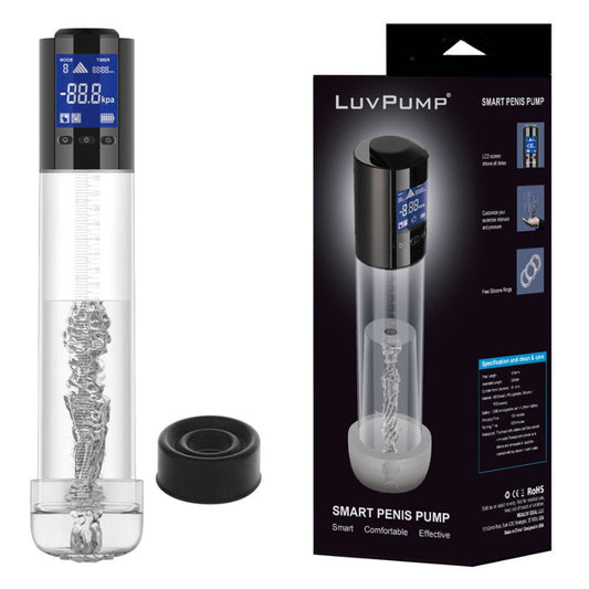 LuvPump Smart Penis Pump - USB Rechargeable Automatic Penis Pump - Pleasure Den