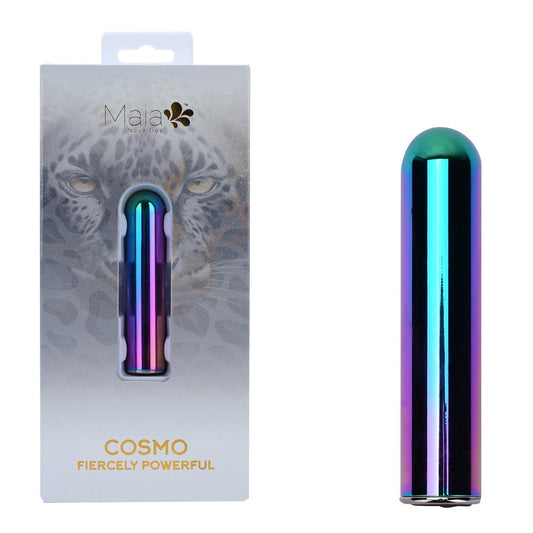 Maia COSMO - Metallic 8.9 cm USB Rechargeable Bullet - Pleasure Den