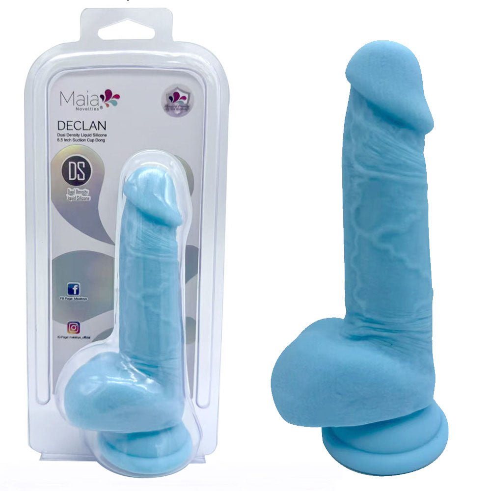 Maia DECLAN - 16.5 cm Dual Density Dong - Pleasure Den