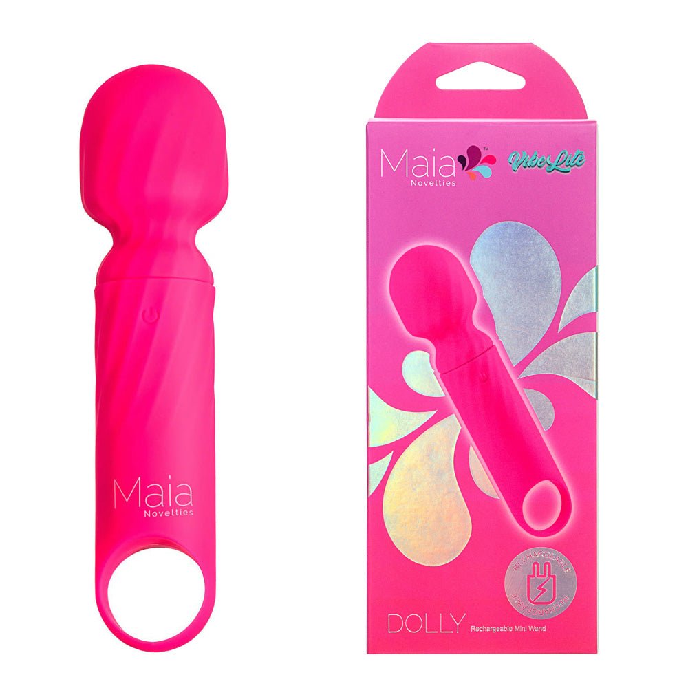Maia DOLLY - 12.7 cm USB Rechargeable Massage Wand - Pleasure Den