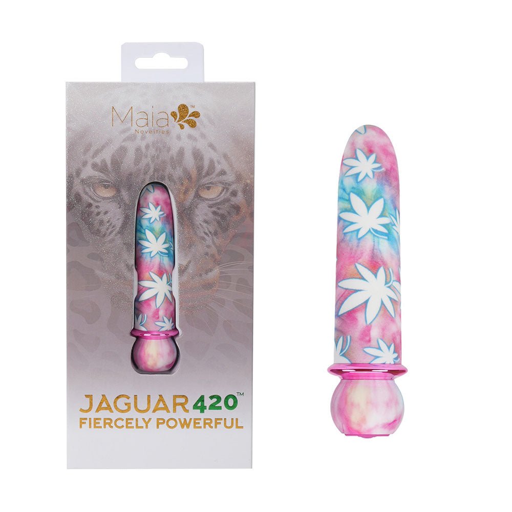 Maia JAGUAR 420 Tie Die - 420 Tie Die 10.1 cm USB Rechargeable Bullet - Pleasure Den