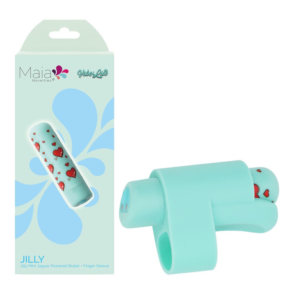 Maia JILLY - Teal - Teal USB Rechargeable Powerful Finger Stimulator - Pleasure Den