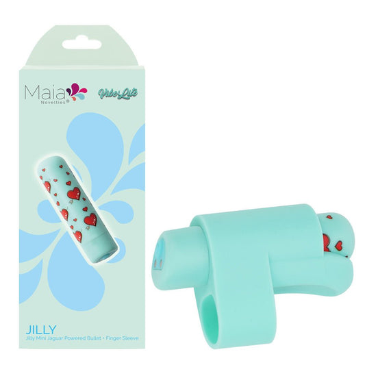 Maia JILLY - Teal - Teal USB Rechargeable Powerful Finger Stimulator - Pleasure Den
