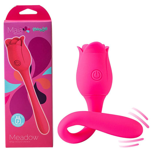 Maia MEADOW - 14 cm USB Rechargeable Flower Stimulator - Pleasure Den