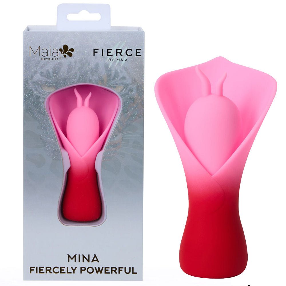 Maia MINA - /Pink USB Rechargeable Fluttering Flower Stimulator - Pleasure Den